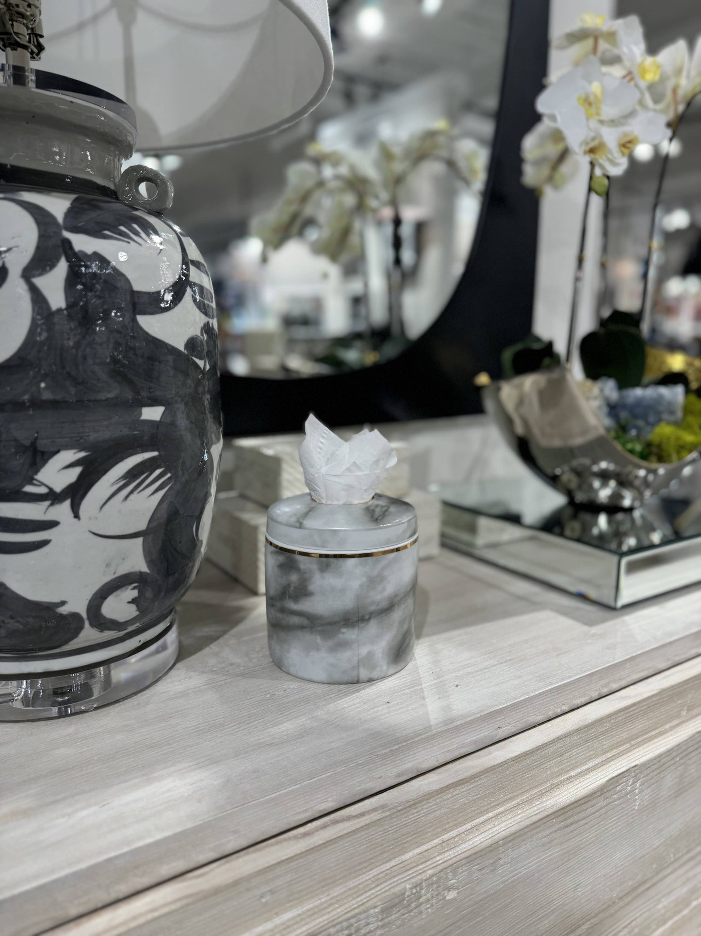 Marble Tissue Dispenser