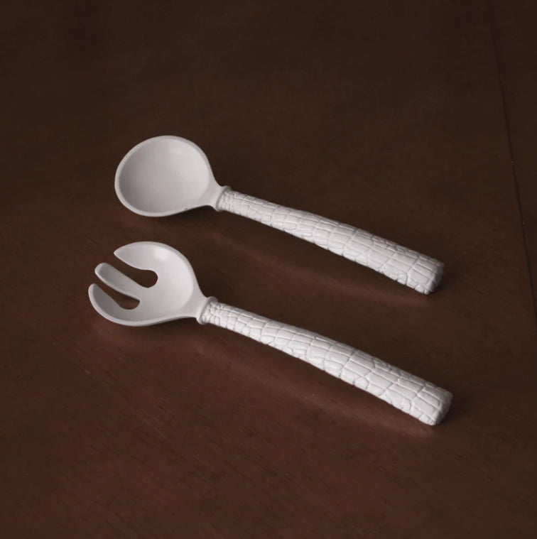 Beatriz Ball Melamine Croc Bowl W/ Servers