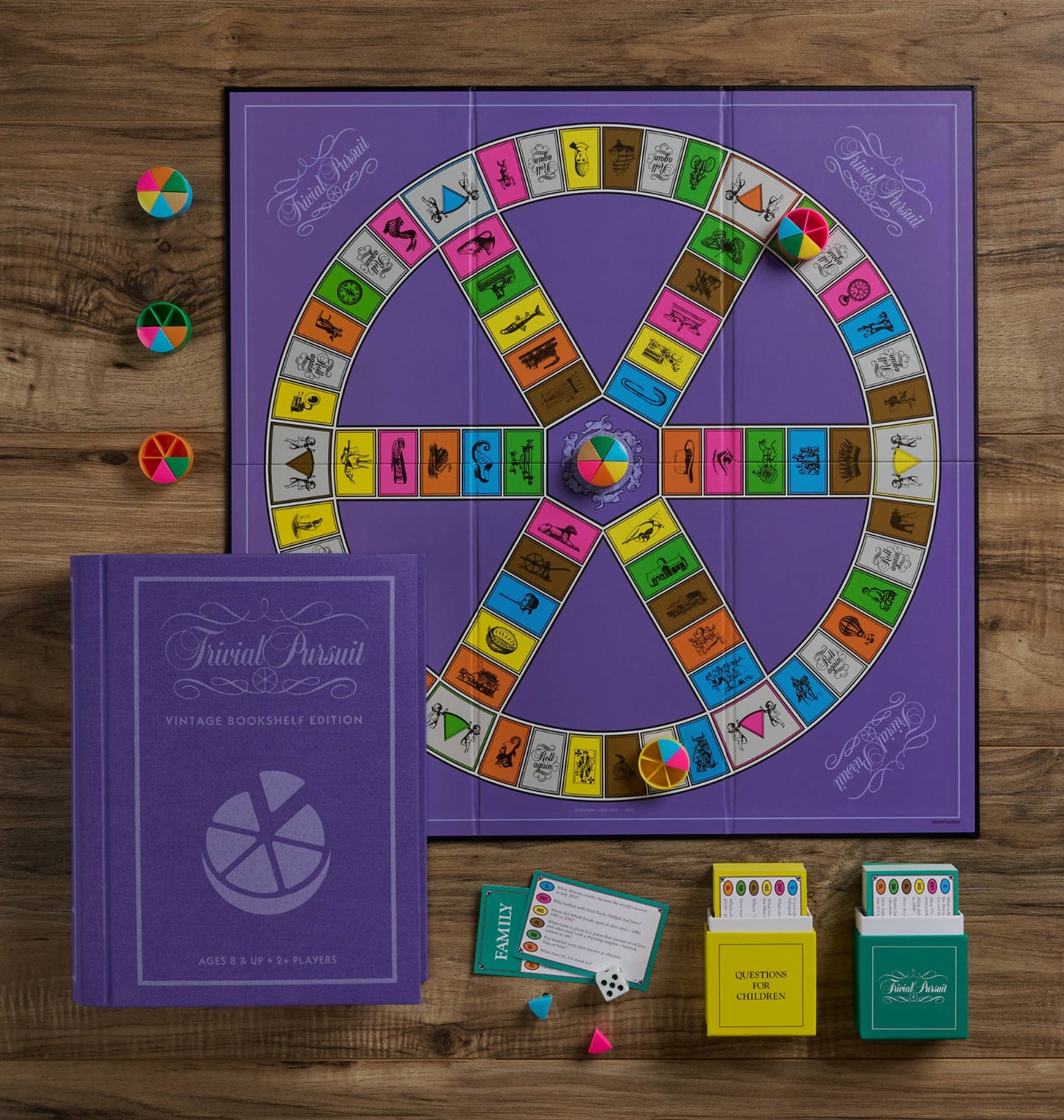 Trivial Pursuit Vintage Bookshelf Game