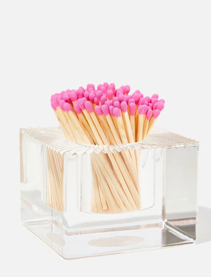 Crystal Look Match Holder with Striker