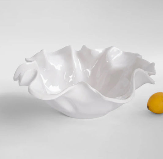 Beatriz Ball Melamine Clam Shell Bowl w/ Bamboo Servers