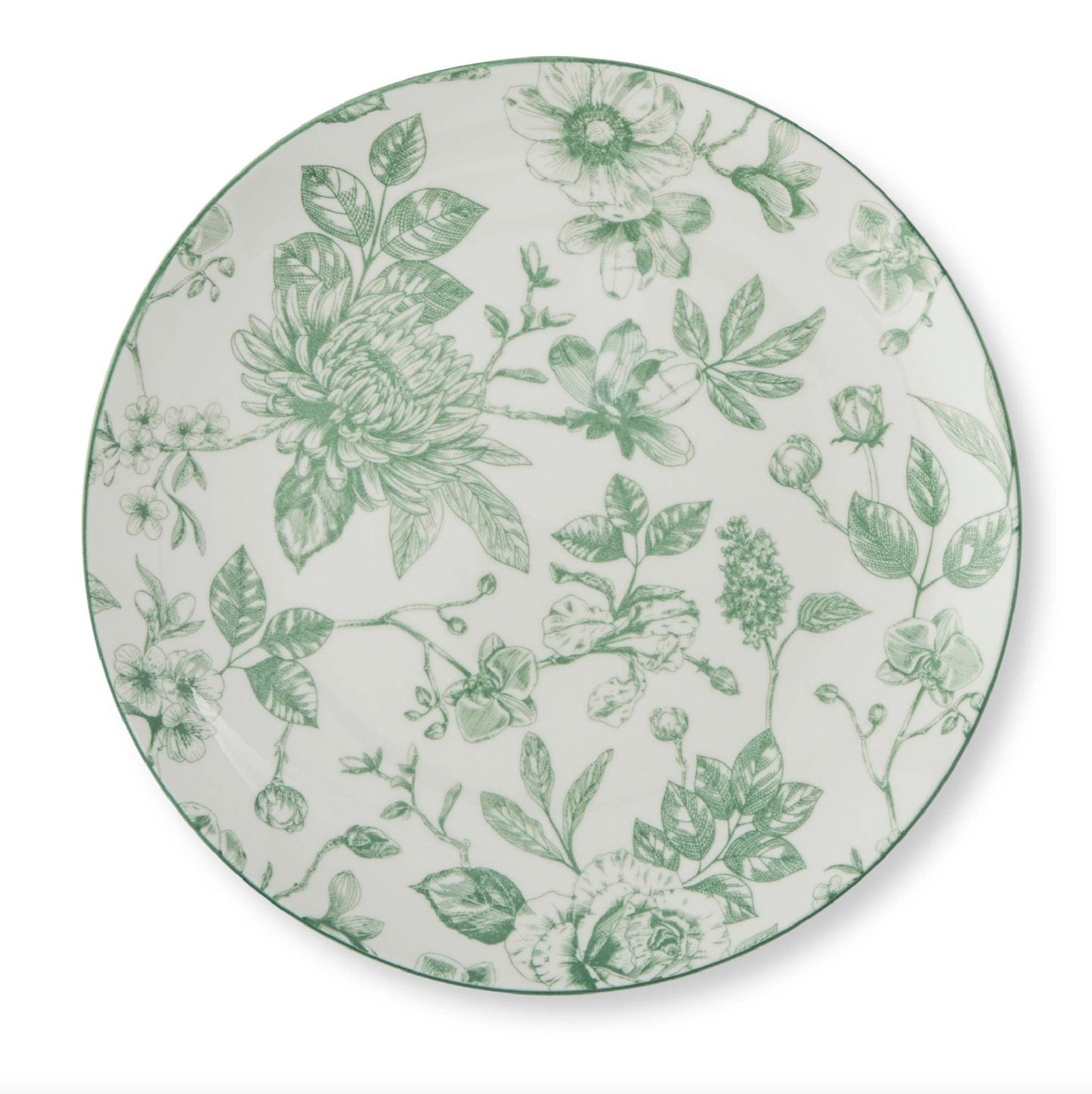 12pc Toile Dinnerware Set