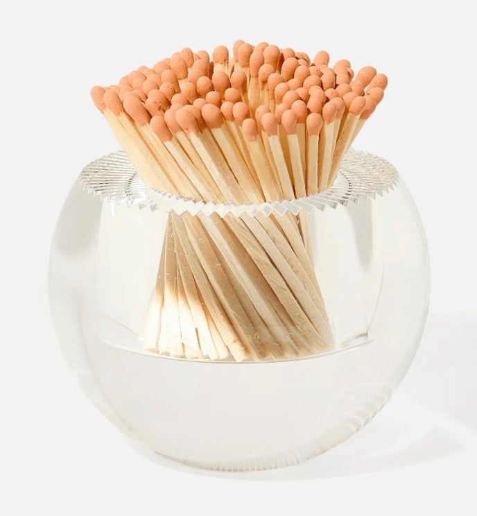 Crystal Look Match Holder with Striker
