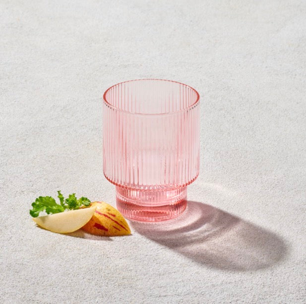 Ribbed Rocks Glass