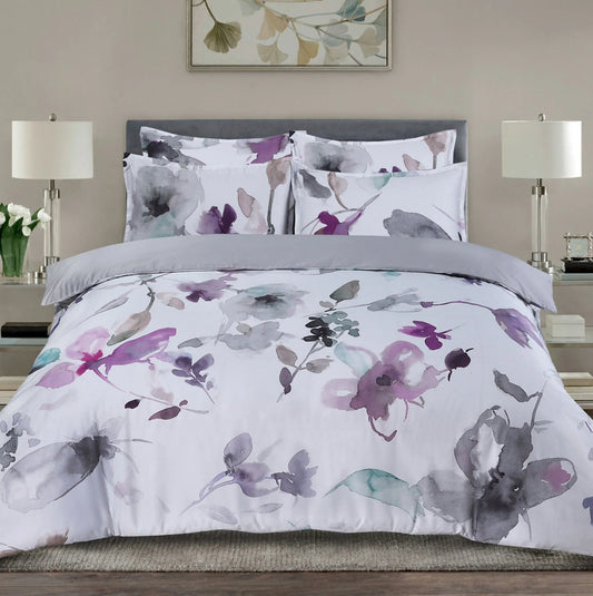 Summer Breeze Pastel Gray Linen