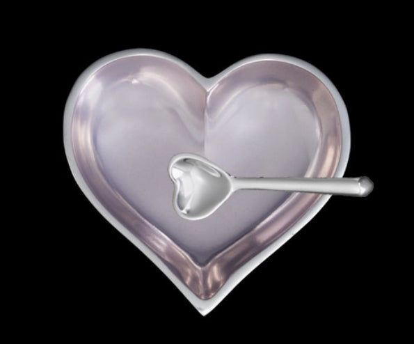 Opal lavender Heart