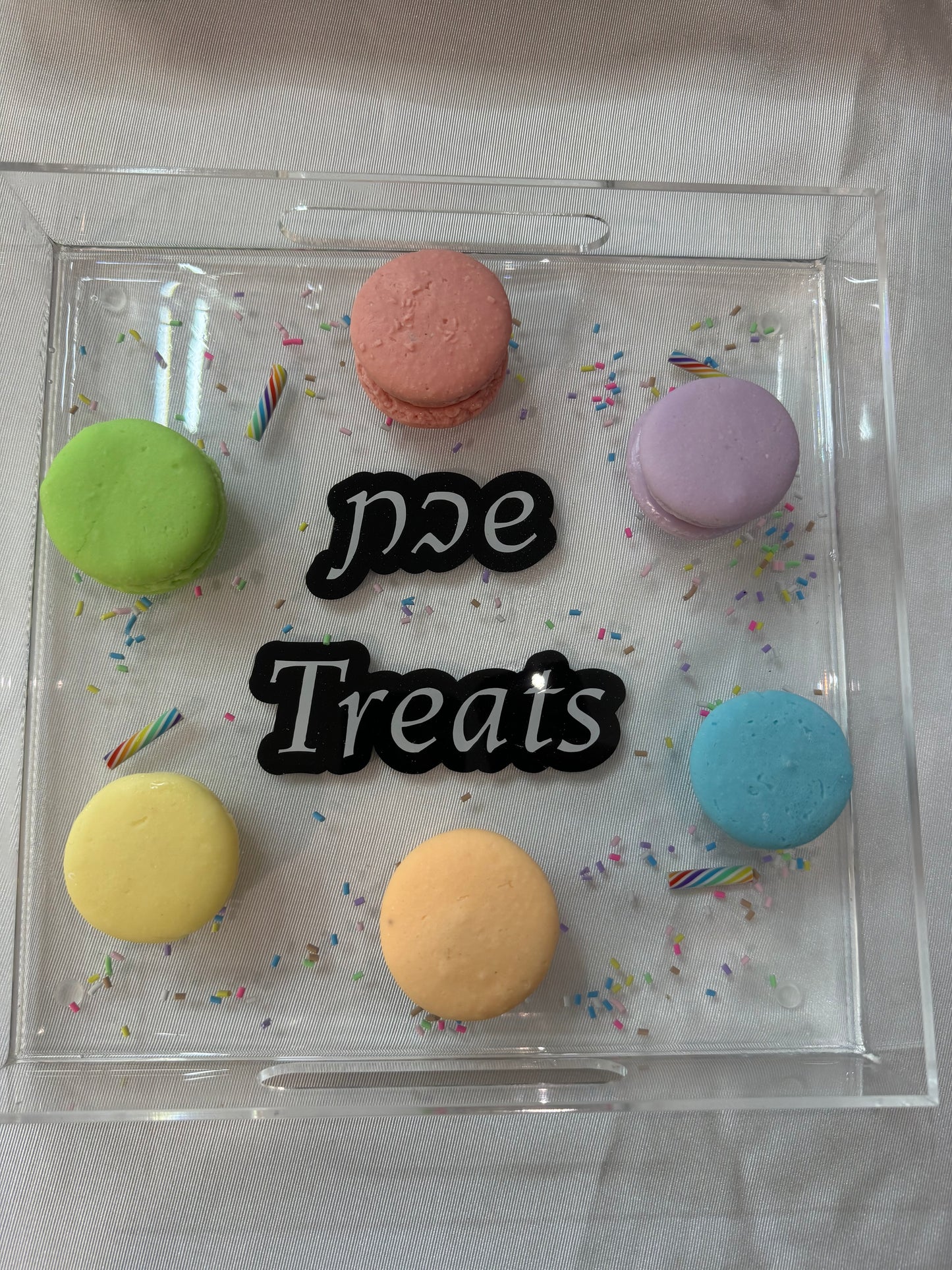 Shabbos Treats Acrylic Tray