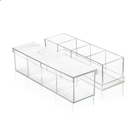 Marble 4 Sectional Fruit/Candy