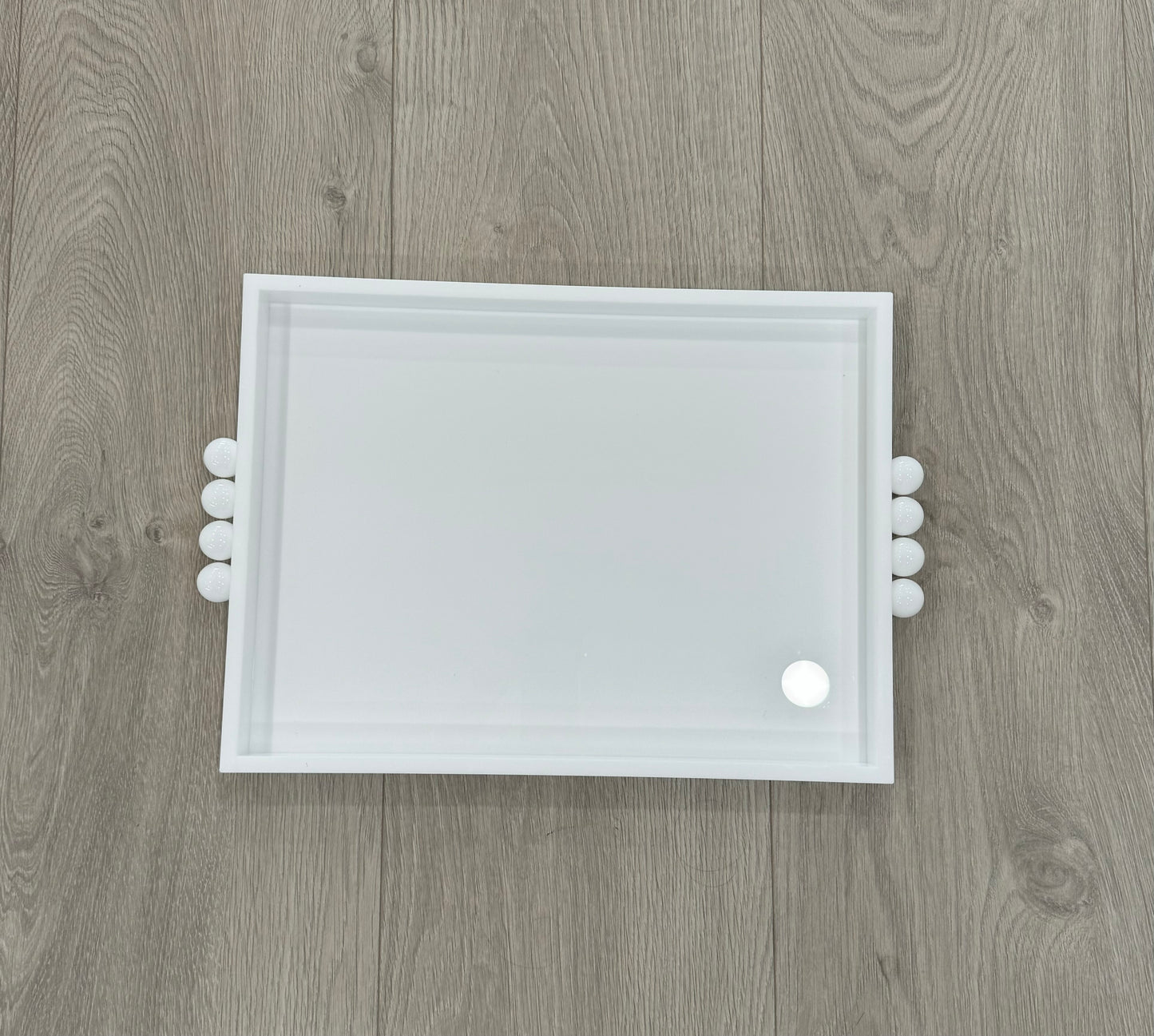 White Acrylic Bubble Tray