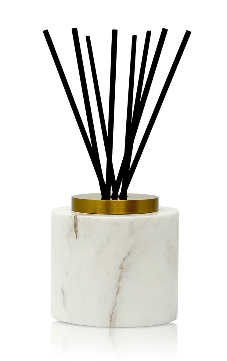 Marble Base White Flower Scented Diffuser