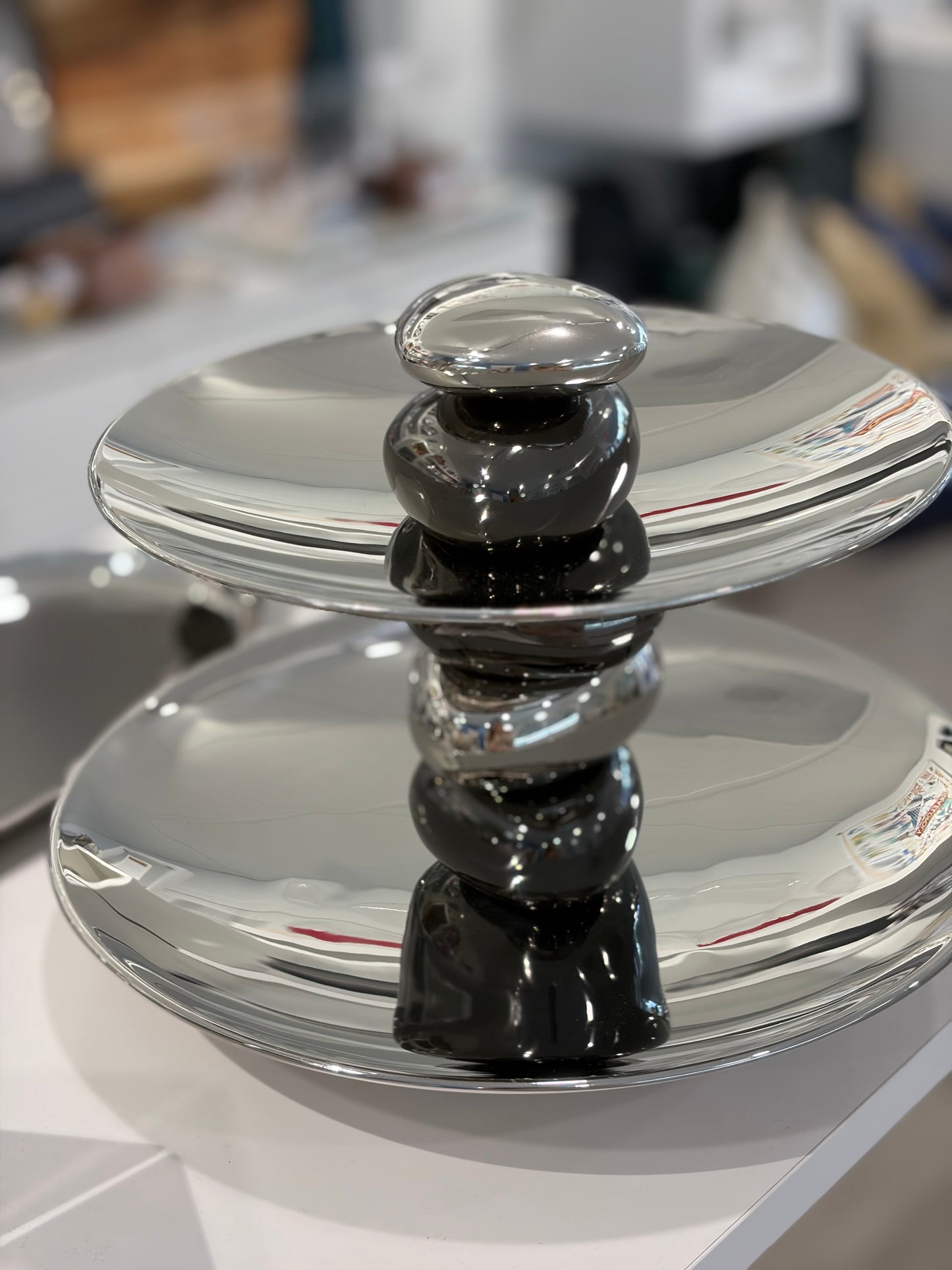 Pebble Two Tier Dessert Stand