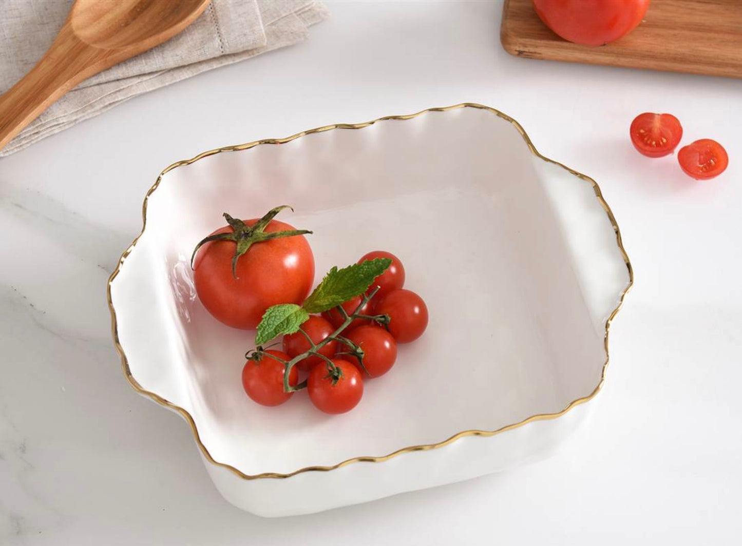 Square Baking Dish w/ solid handles