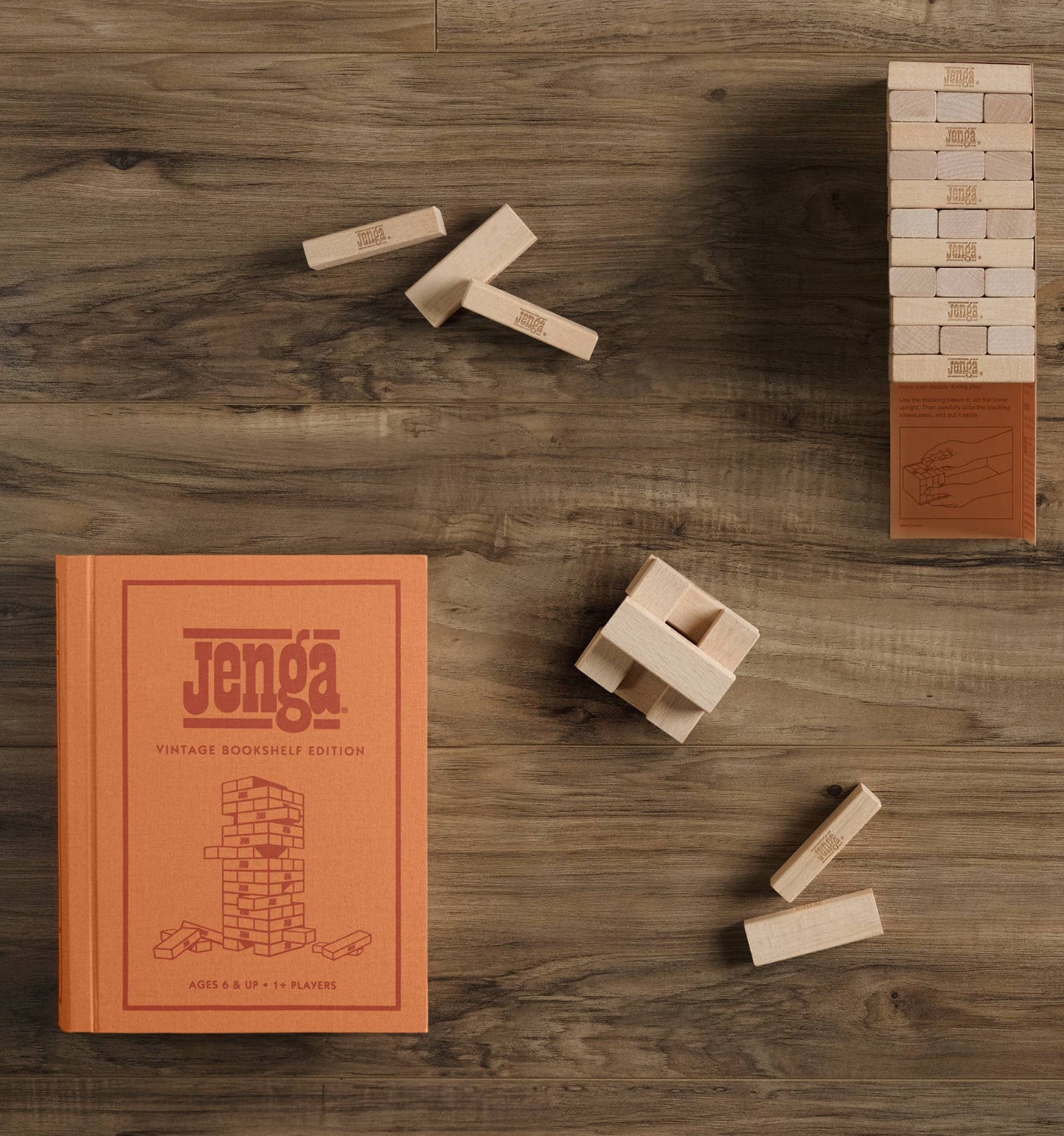 Jenga Vintage Bookshelf Game