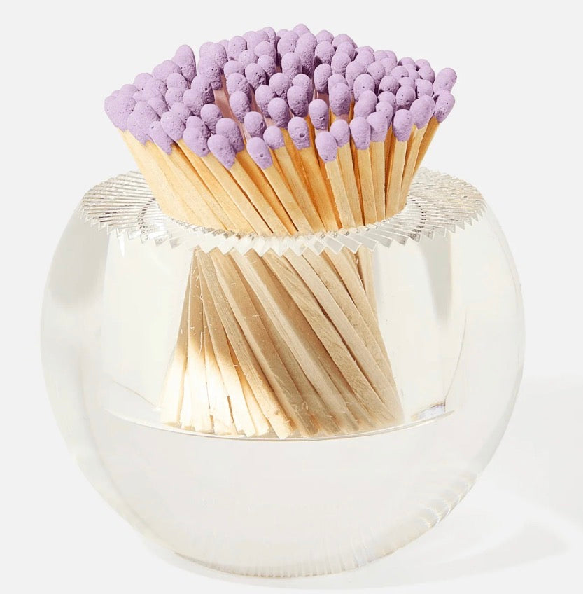 Crystal Look Match Holder with Striker