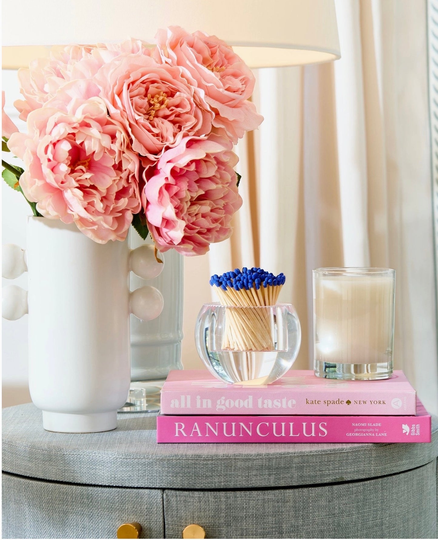 Crystal Look Match Holder with Striker
