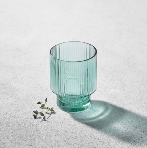 Ribbed Rocks Glass