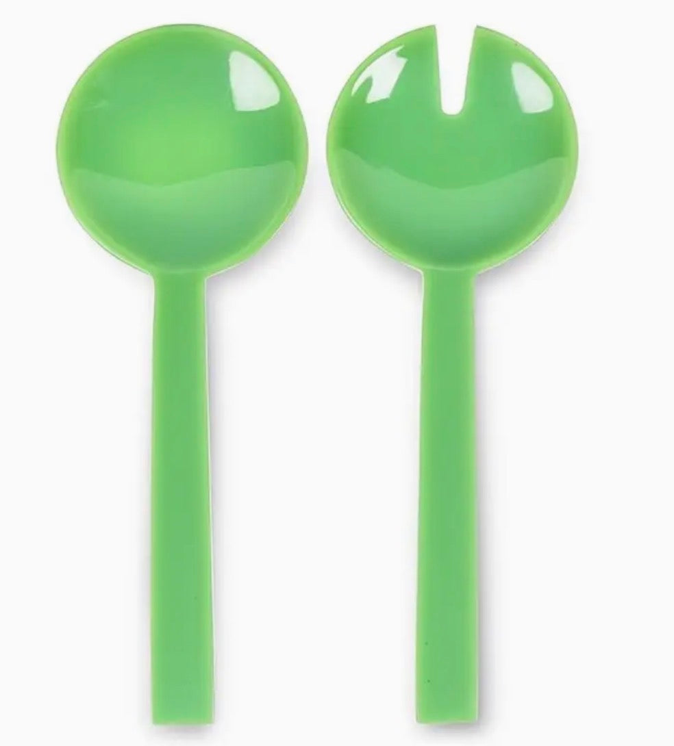 Resin Block Salad Servers