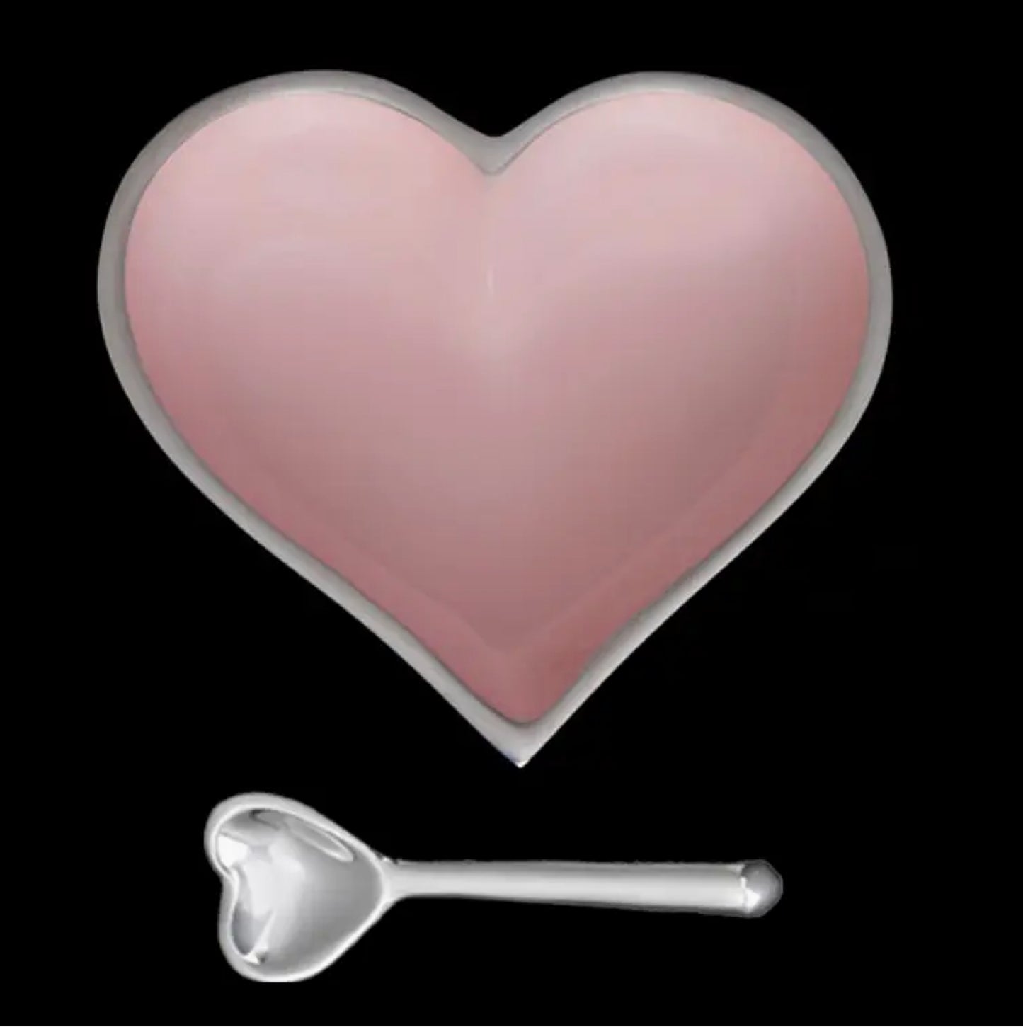 Blush Heart Dish and Spoon