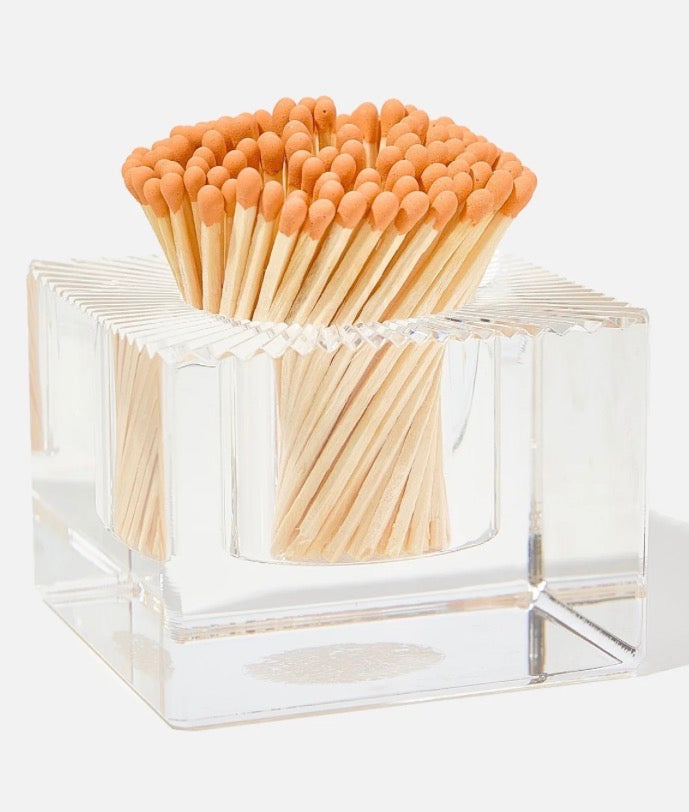 Crystal Look Match Holder with Striker