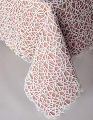 Ebony Beige or White Tablecloth- Custom Order