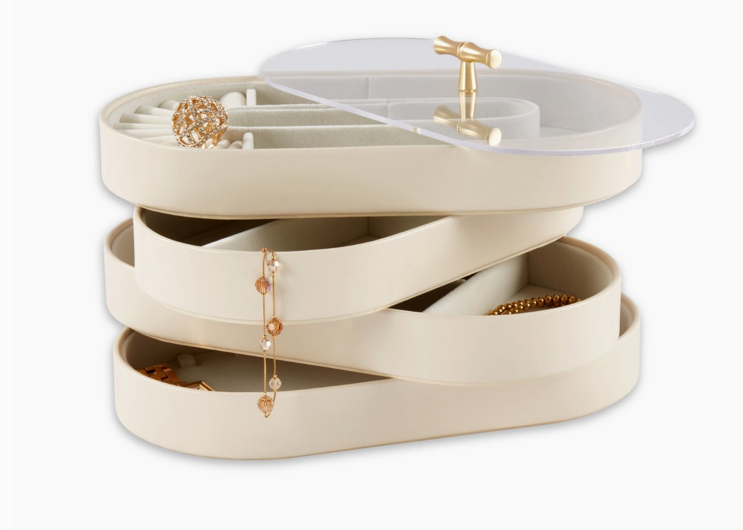 Tiered Valet Jewelry Box