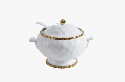 Soup Tureen & Spoon