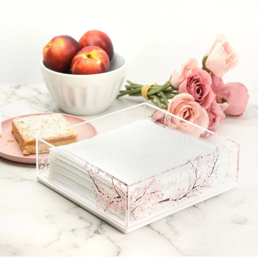 Cherry Blossom Napkin Holder