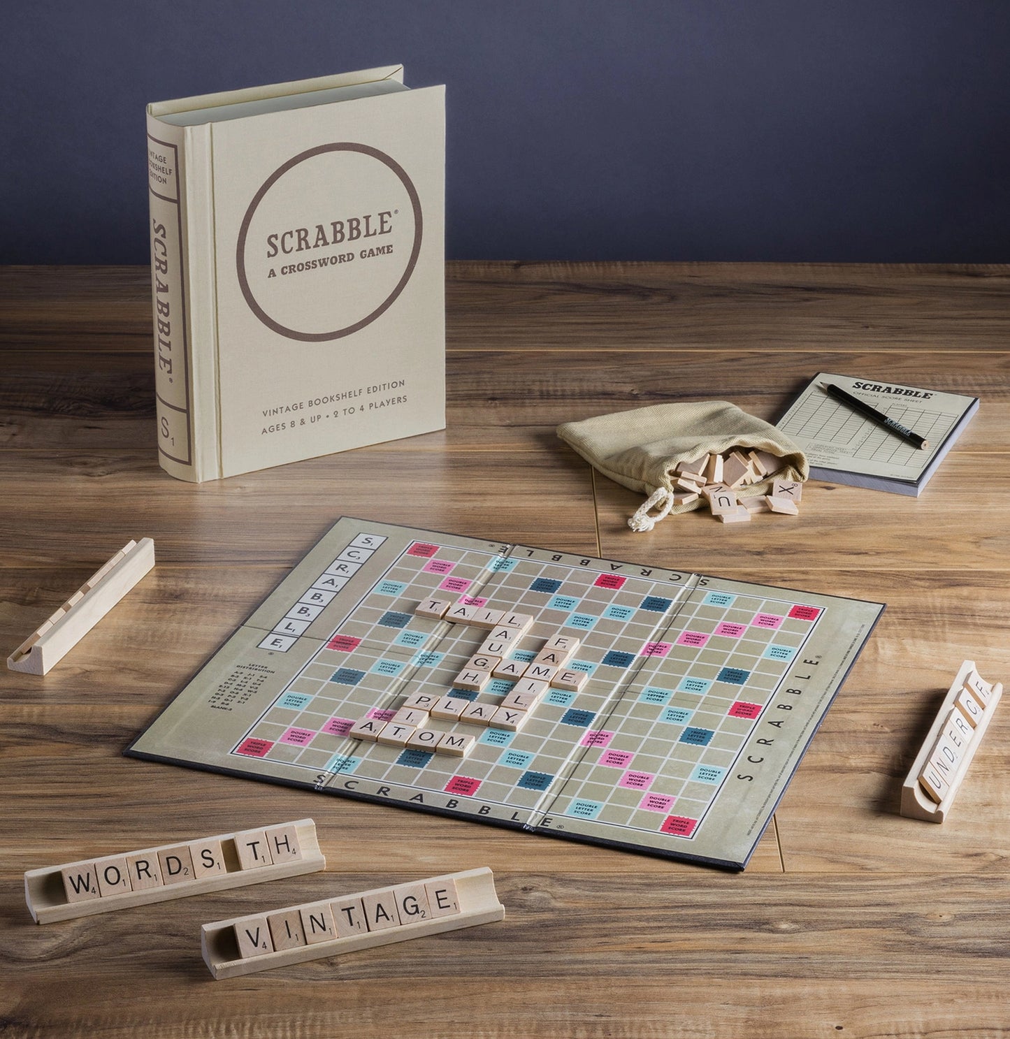 Bookshelf Classic Scrabble Game