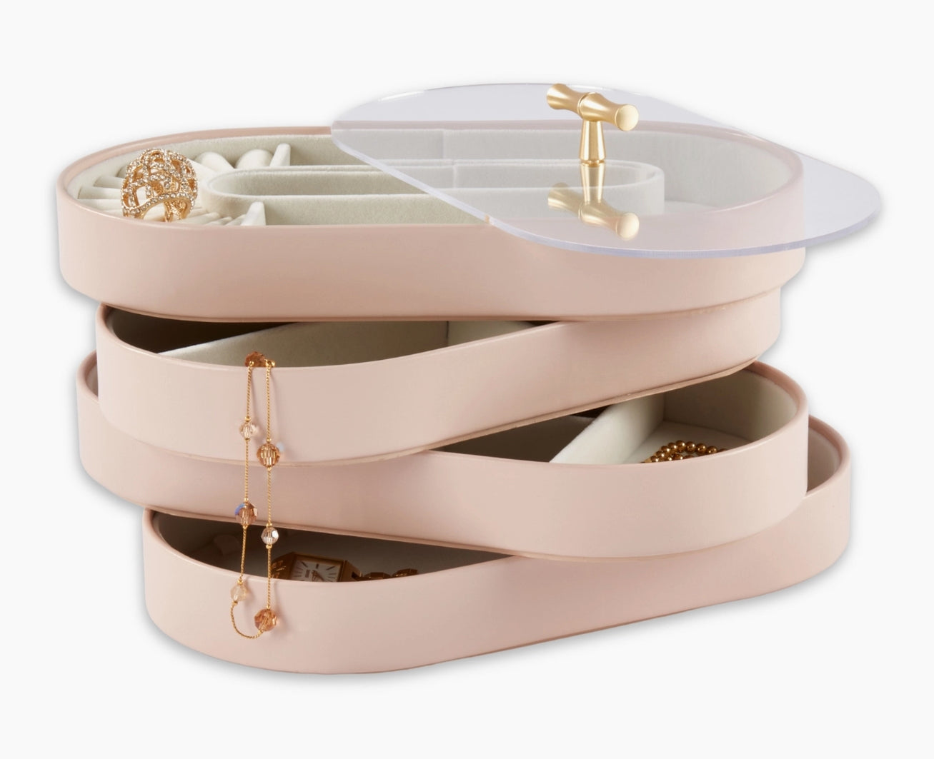 Tiered Valet Jewelry Box