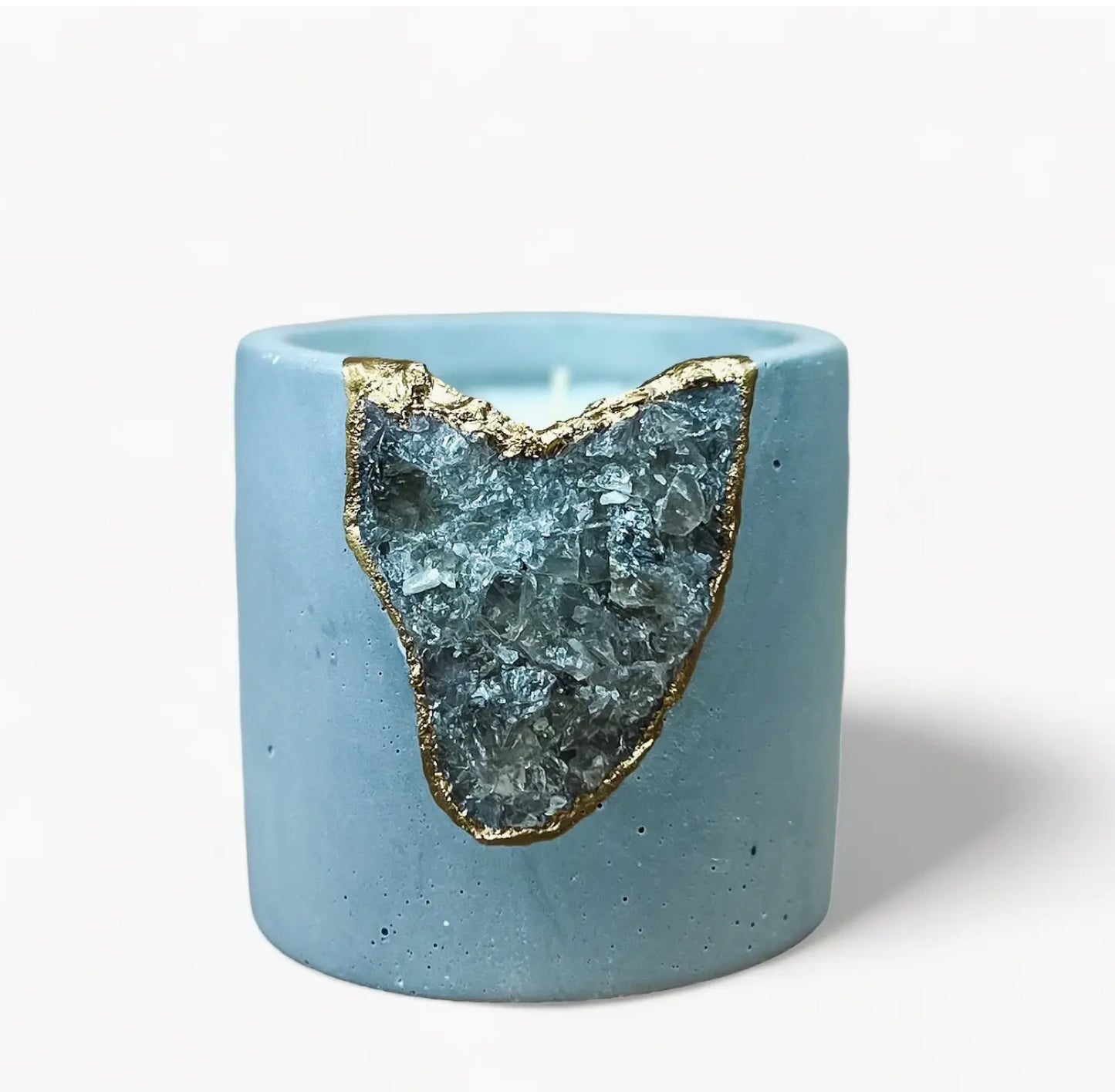 Pamelo Geode Candle