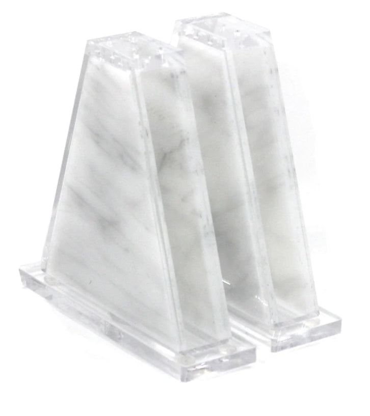 Triangle Marble Salt Shakers