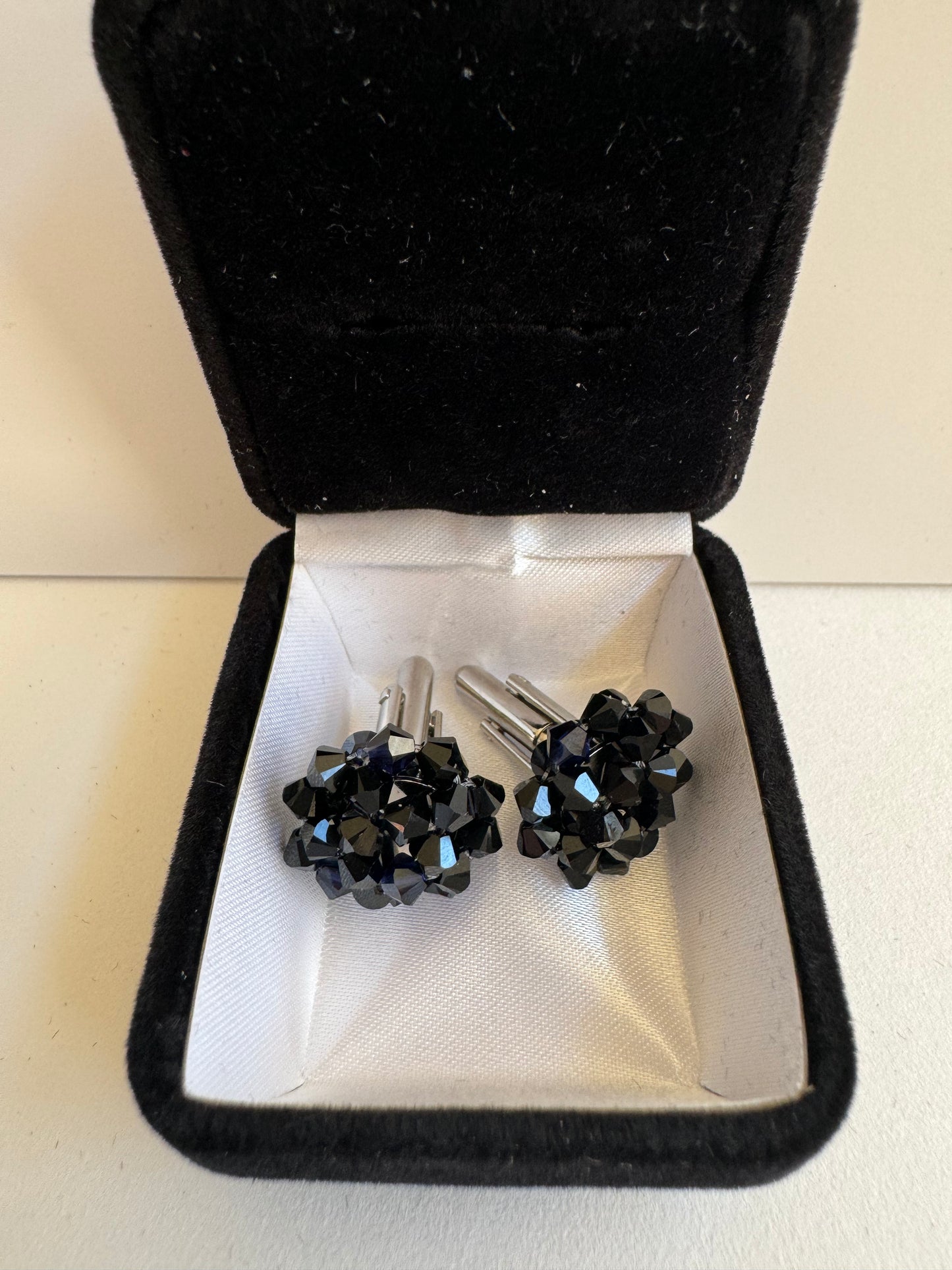 Swarovski Crystal Cufflinks by Esti Art