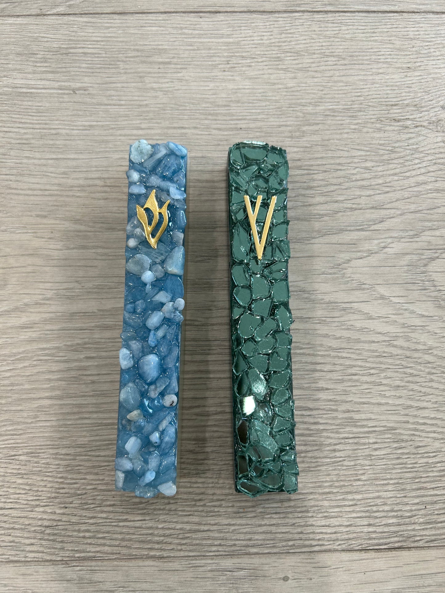 Energy Stone/ Glass Art Mezuza