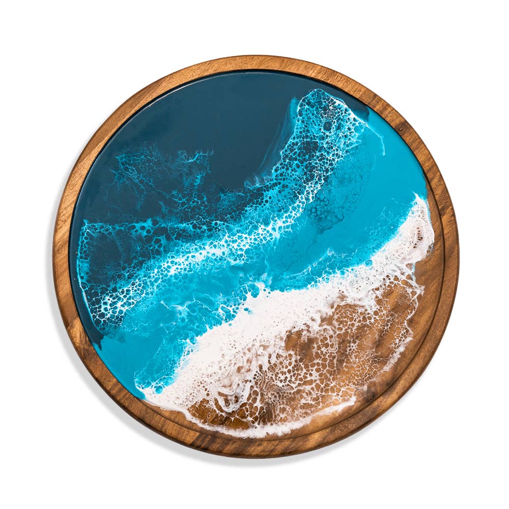 Acacia Resin Lazy Susan 16" - sale