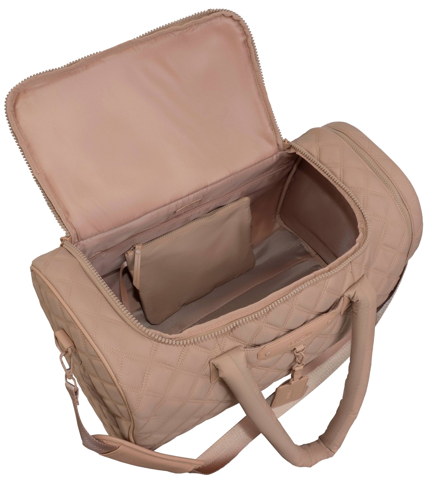 Diamond Quilted Parachute Nylon Duffel