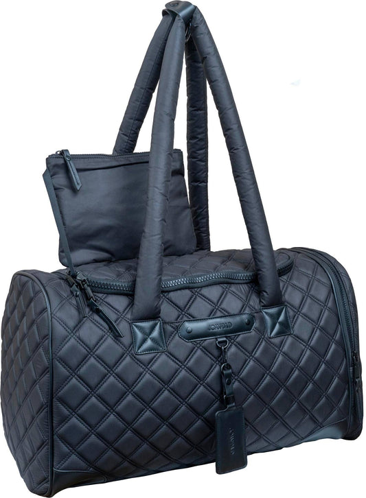 Diamond Quilted Parachute Nylon Duffel