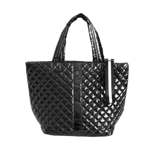 Diamond Tote Glossy Black