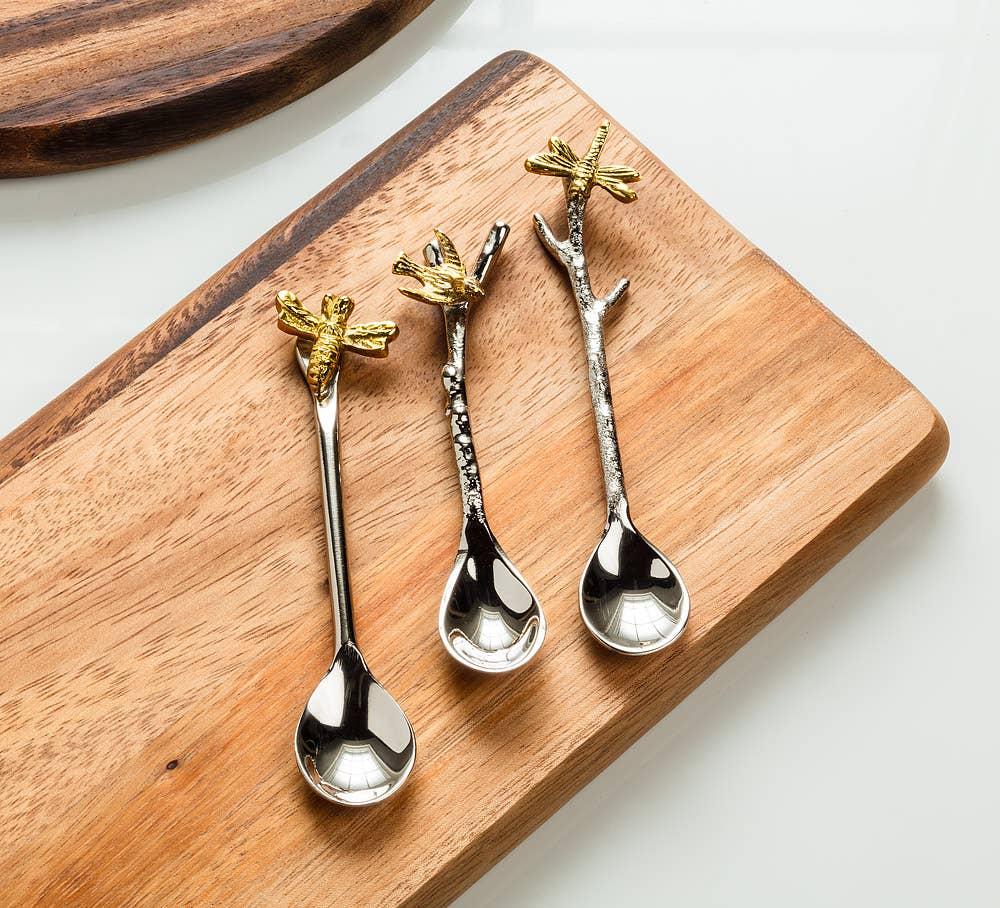 Dragonfly on Branch Small Spoon-5.25"L