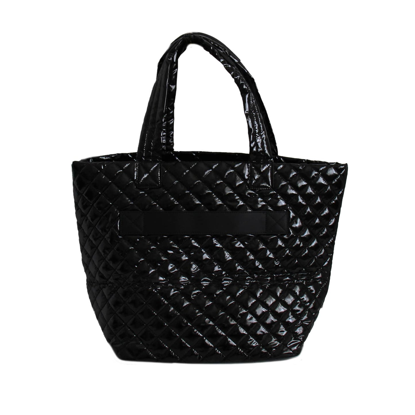 Diamond Tote Glossy Black