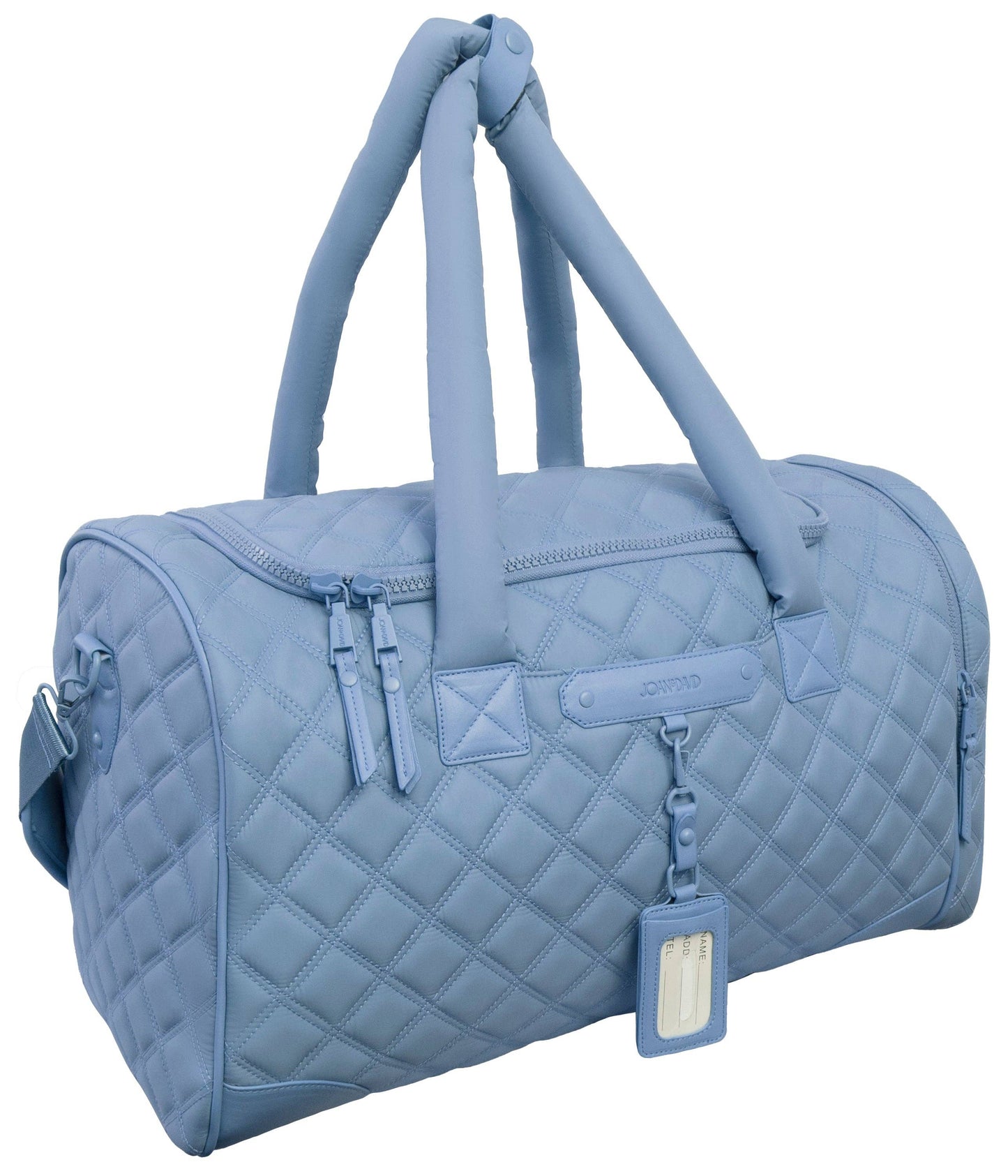 Diamond Quilted Parachute Nylon Duffel