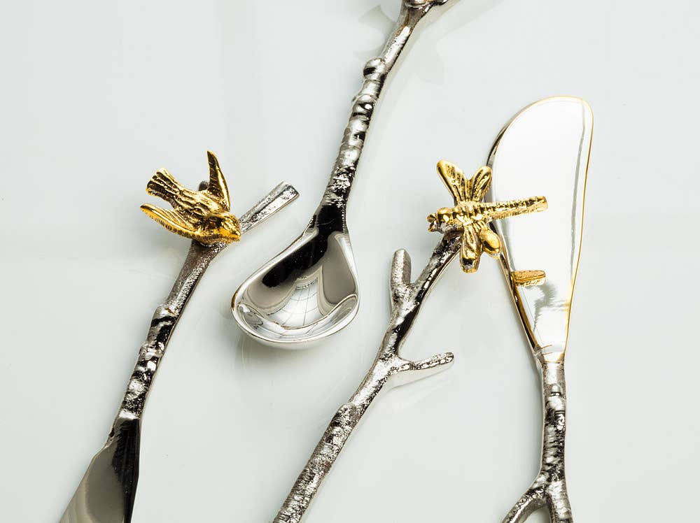 Dragonfly on Branch Small Spoon-5.25"L