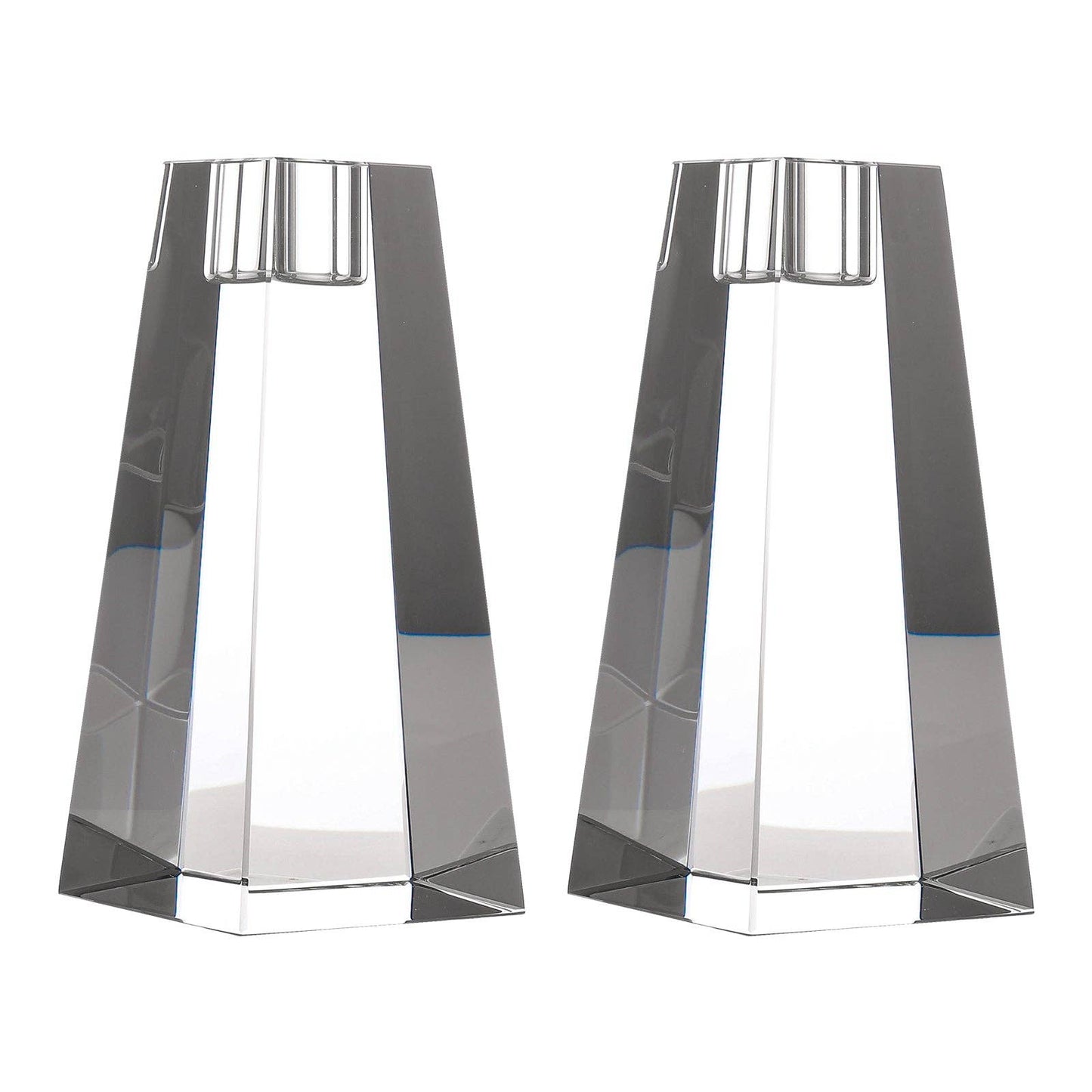 Crystal Candle Stands Set Of 2