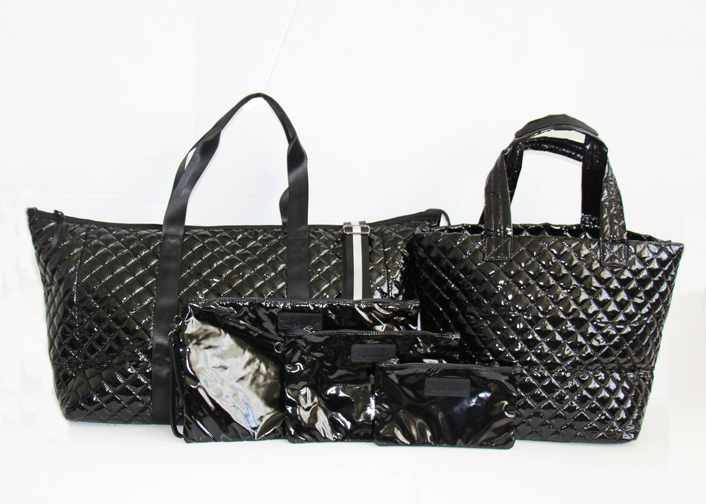 Diamond Tote Glossy Black