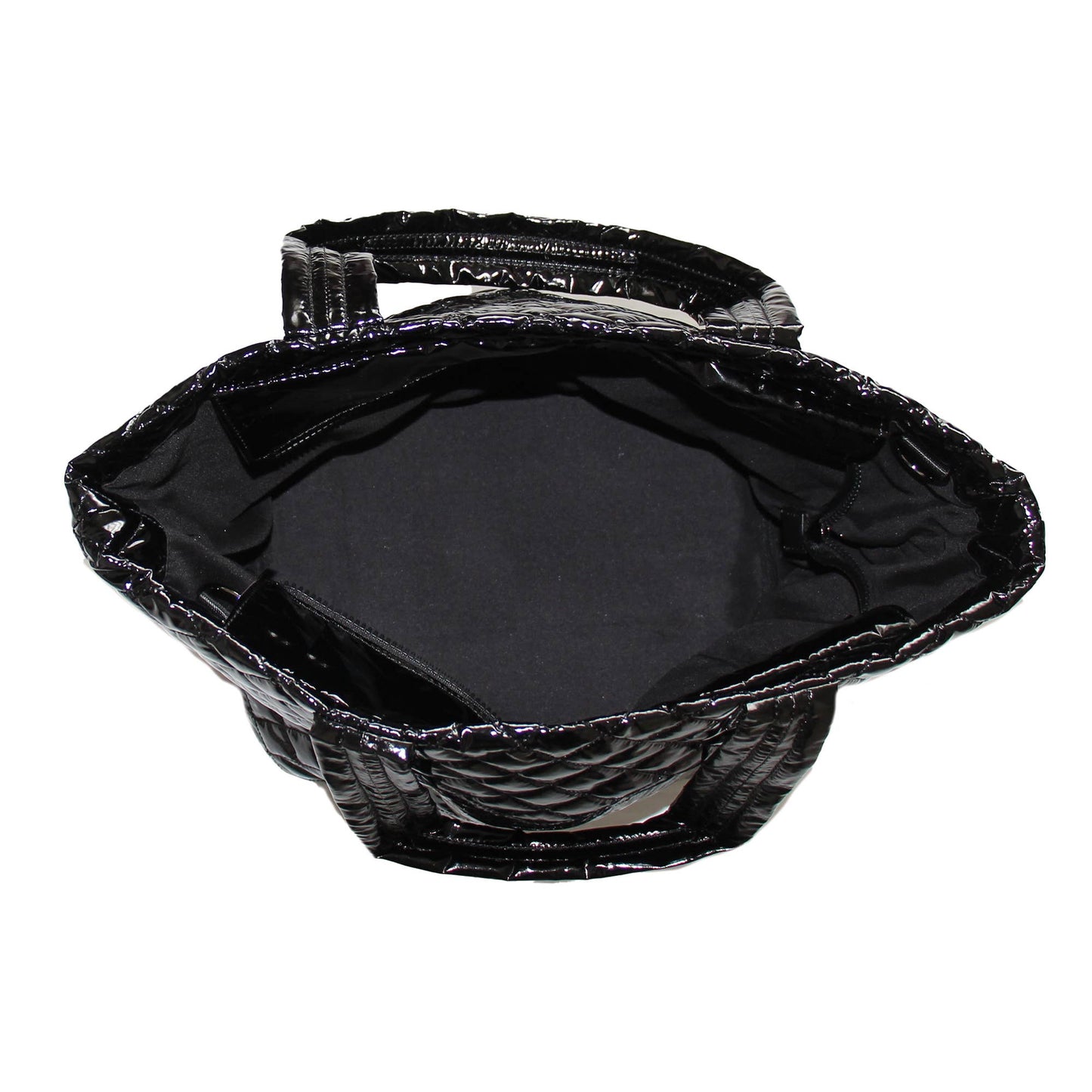 Diamond Tote Glossy Black