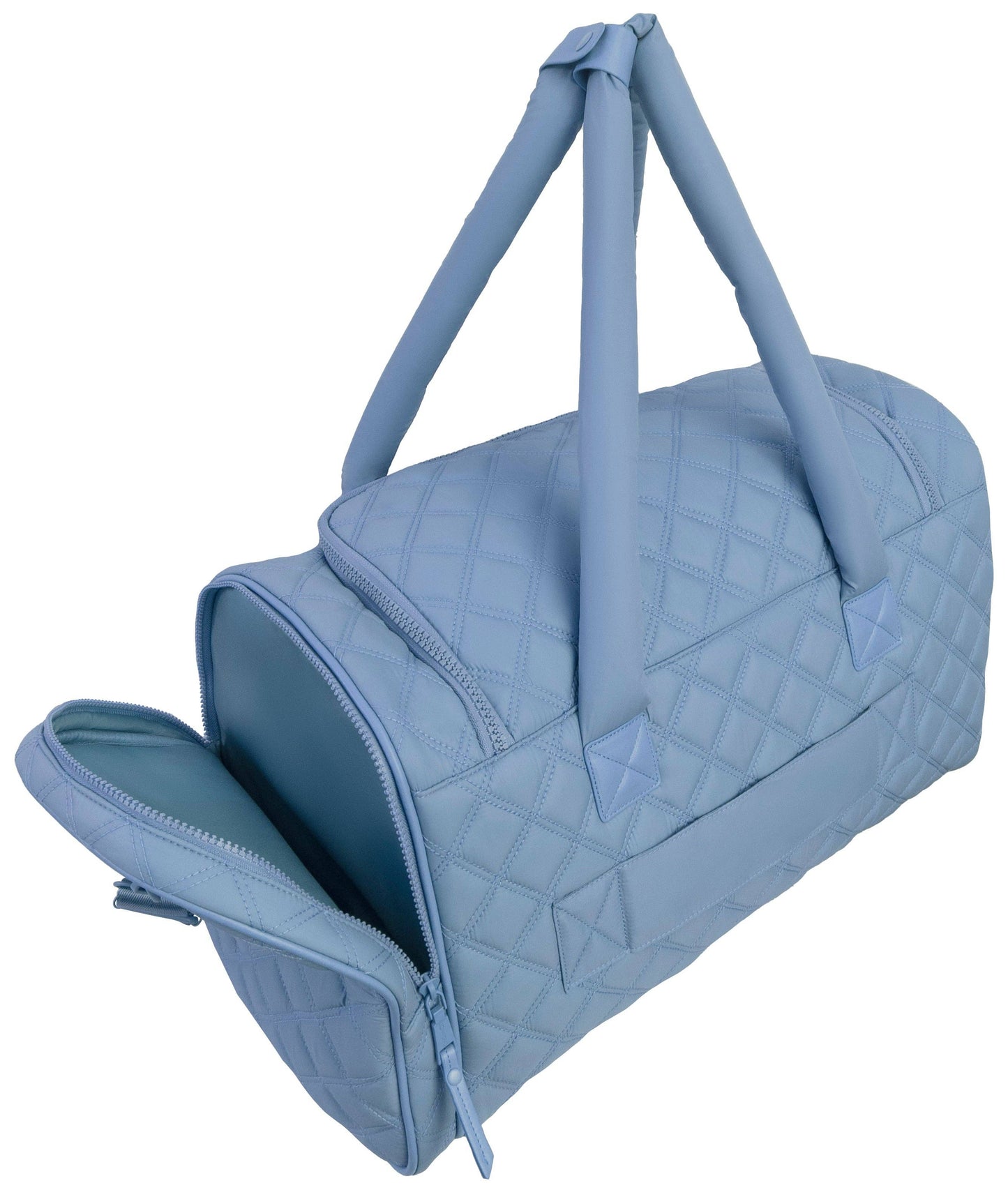 Diamond Quilted Parachute Nylon Duffel