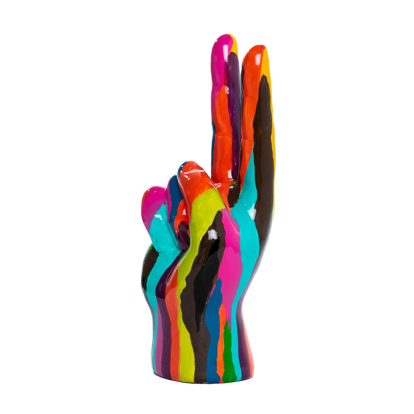 Interior Illusion Graffiti Peace Sign Tabletop - 9" tall