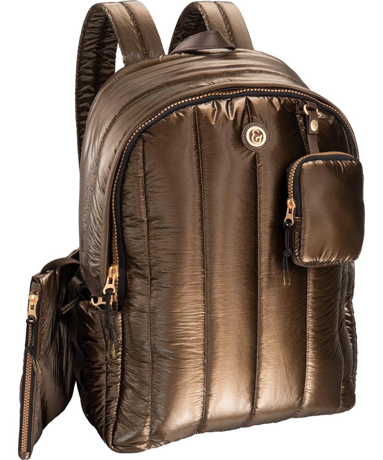Quilted Metallic Workbook Backpack