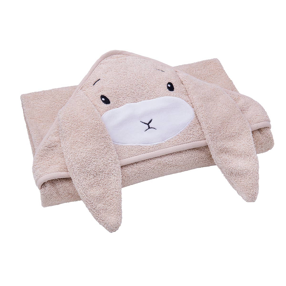 Bunny Effik hooded towel Beige