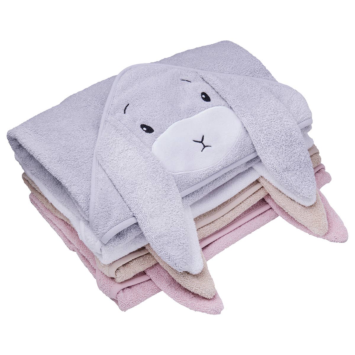 Bunny Effik hooded towel Beige