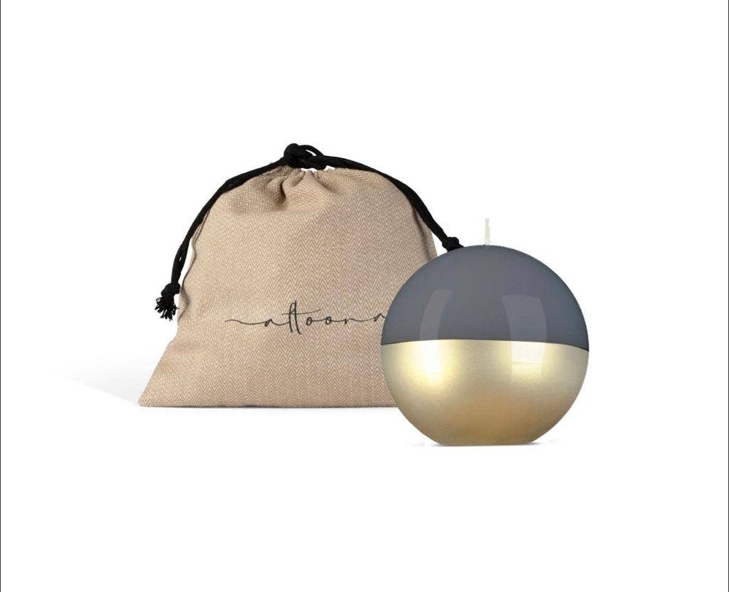 4 inch High Gloss “Metallic” Candle Sphere